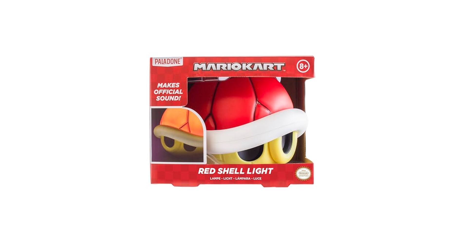 マリオカート レッド シェル ライト with サウンド Amazon.com: Paladone Super Mario Red Shell Light with Sound